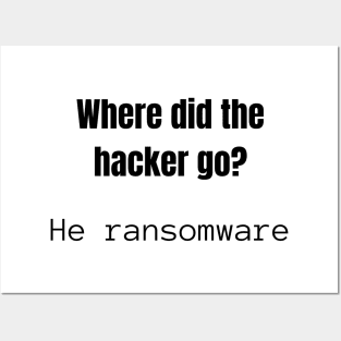 Where did the Hacker go? Posters and Art